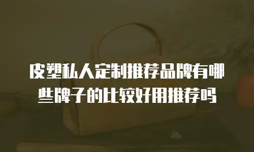 皮塑私人定制推荐品牌有哪些牌子的比较好用推荐吗