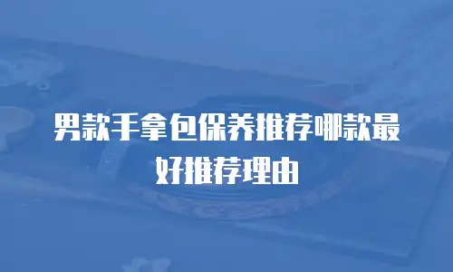 男款手拿包保养推荐哪款最好推荐理由