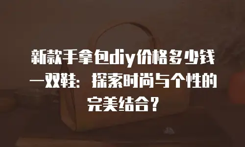 新款手拿包diy价格多少钱一双鞋：探索时尚与个性的完美结合？