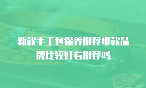 新款手工包保养推荐哪款品牌比较好看推荐吗