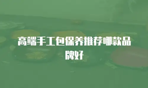 高端手工包保养推荐哪款品牌好