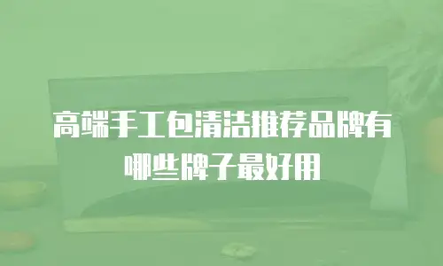 高端手工包清洁推荐品牌有哪些牌子最好用