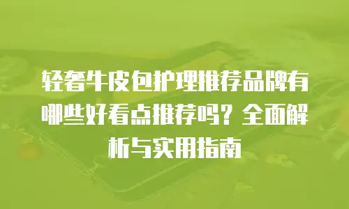 轻奢牛皮包护理推荐品牌有哪些好看点推荐吗？全面解析与实用指南
