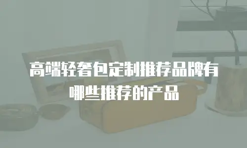 高端轻奢包定制推荐品牌有哪些推荐的产品