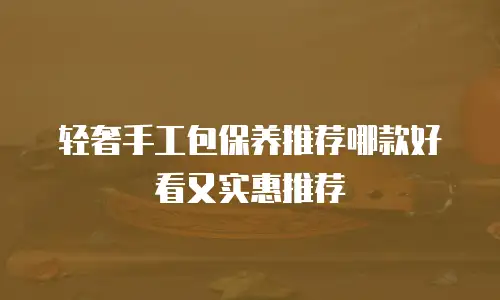 轻奢手工包保养推荐哪款好看又实惠推荐