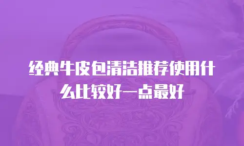 经典牛皮包清洁推荐使用什么比较好一点最好