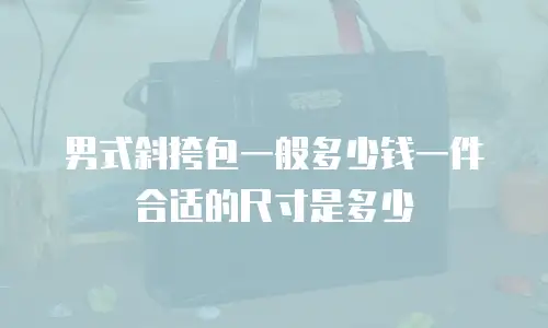 男式斜挎包一般多少钱一件合适的尺寸是多少
