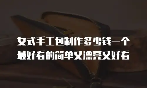 女式手工包制作多少钱一个最好看的简单又漂亮又好看