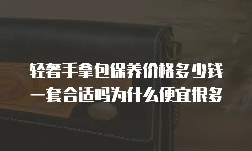 轻奢手拿包保养价格多少钱一套合适吗为什么便宜很多
