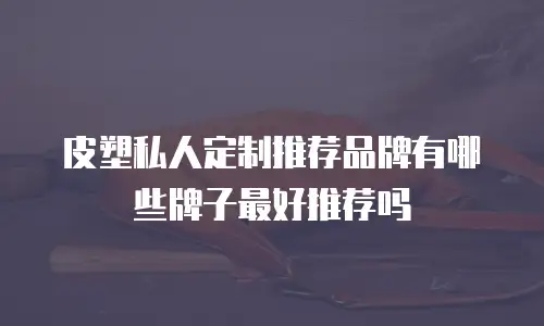 皮塑私人定制推荐品牌有哪些牌子最好推荐吗