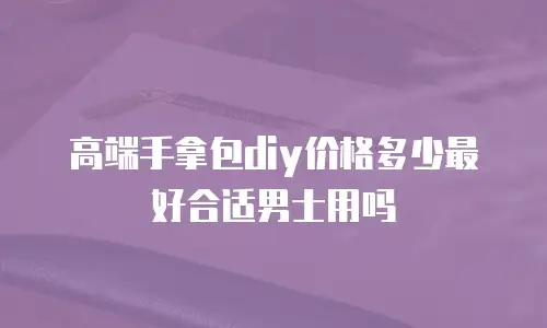 高端手拿包diy价格多少最好合适男士用吗