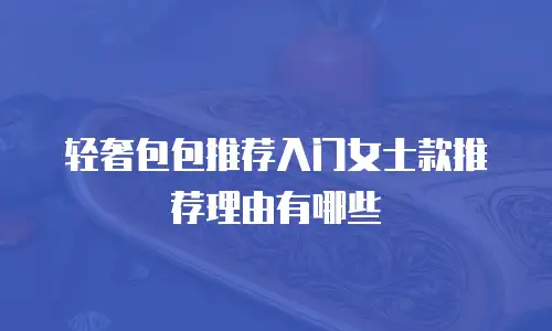 轻奢包包推荐入门女士款推荐理由有哪些