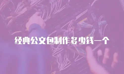 经典公文包制作多少钱一个