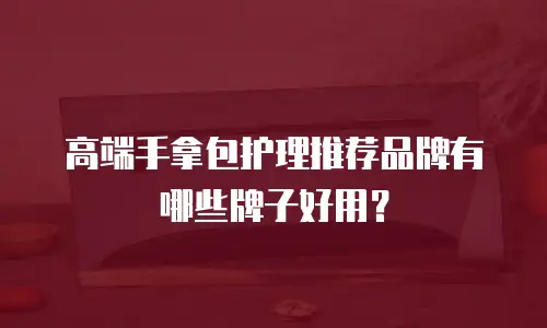 高端手拿包护理推荐品牌有哪些牌子好用？