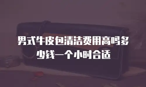 男式牛皮包清洁费用高吗多少钱一个小时合适