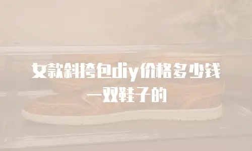 女款斜挎包diy价格多少钱一双鞋子的