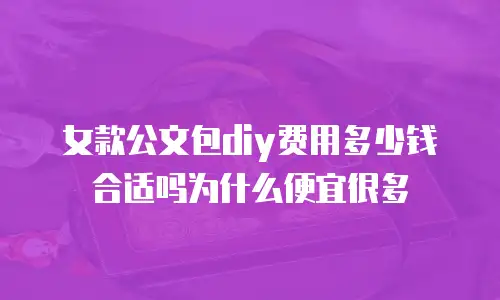 女款公文包diy费用多少钱合适吗为什么便宜很多