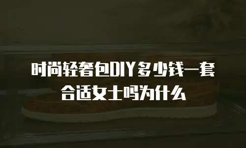 时尚轻奢包DIY多少钱一套合适女士吗为什么