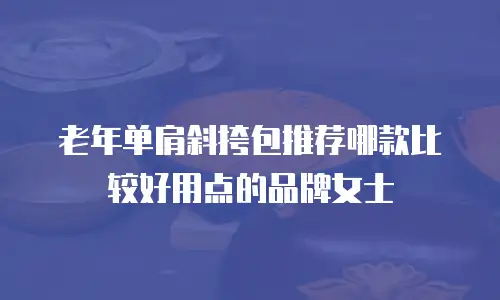 老年单肩斜挎包推荐哪款比较好用点的品牌女士