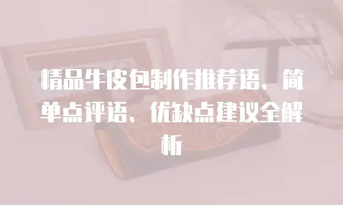精品牛皮包制作推荐语、简单点评语、优缺点建议全解析