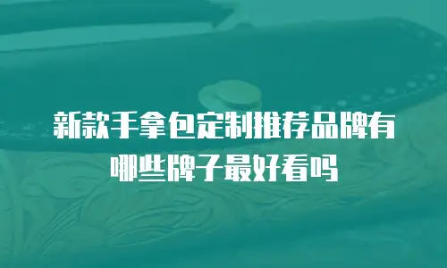 新款手拿包定制推荐品牌有哪些牌子最好看吗