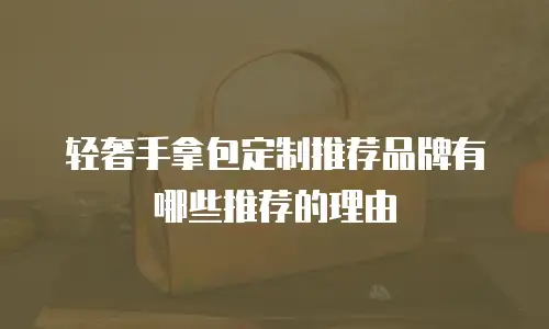轻奢手拿包定制推荐品牌有哪些推荐的理由