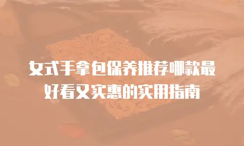 女式手拿包保养推荐哪款最好看又实惠的实用指南