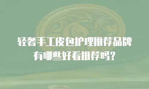 轻奢手工皮包护理推荐品牌有哪些好看推荐吗？