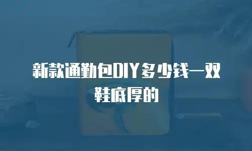 新款通勤包DIY多少钱一双鞋底厚的