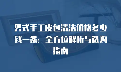 男式手工皮包清洁价格多少钱一条：全方位解析与选购指南