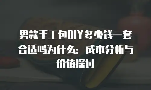 男款手工包DIY多少钱一套合适吗为什么：成本分析与价值探讨