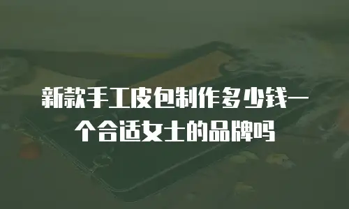 新款手工皮包制作多少钱一个合适女士的品牌吗