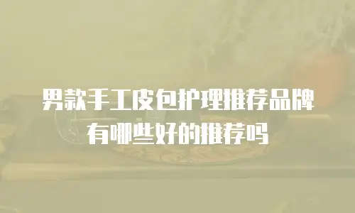 男款手工皮包护理推荐品牌有哪些好的推荐吗