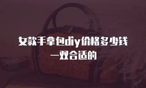 女款手拿包diy价格多少钱一双合适的