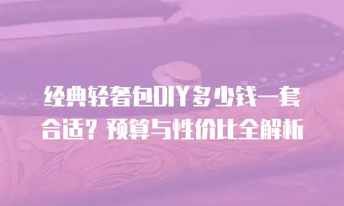 经典轻奢包DIY多少钱一套合适？预算与性价比全解析