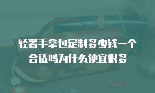 轻奢手拿包定制多少钱一个合适吗为什么便宜很多