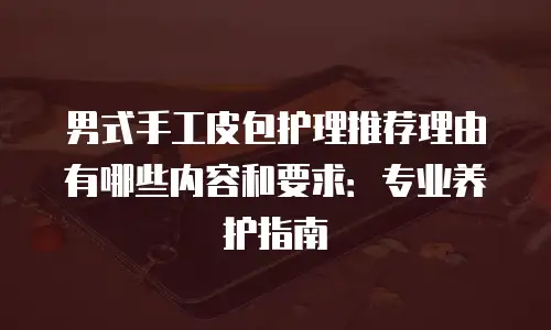 男式手工皮包护理推荐理由有哪些内容和要求：专业养护指南
