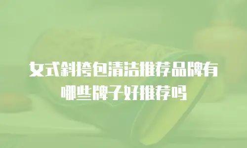 女式斜挎包清洁推荐品牌有哪些牌子好推荐吗