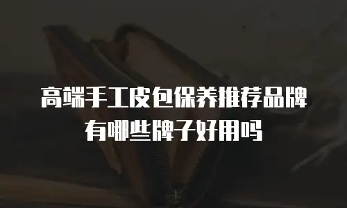 高端手工皮包保养推荐品牌有哪些牌子好用吗