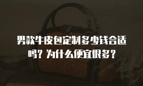 男款牛皮包定制多少钱合适吗？为什么便宜很多？