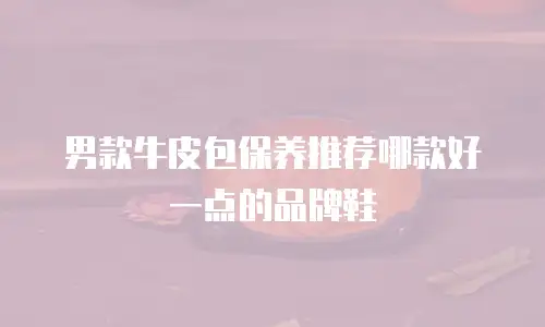 男款牛皮包保养推荐哪款好一点的品牌鞋