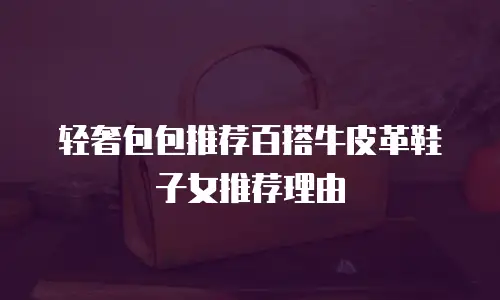 轻奢包包推荐百搭牛皮革鞋子女推荐理由
