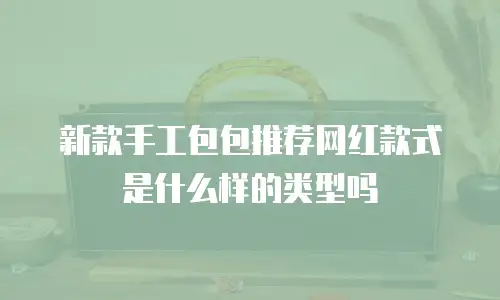 新款手工包包推荐网红款式是什么样的类型吗