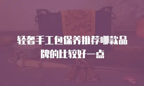轻奢手工包保养推荐哪款品牌的比较好一点