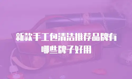 新款手工包清洁推荐品牌有哪些牌子好用