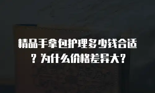 精品手拿包护理多少钱合适？为什么价格差异大？