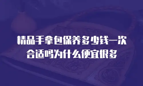 精品手拿包保养多少钱一次合适吗为什么便宜很多
