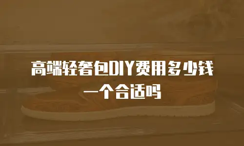 高端轻奢包DIY费用多少钱一个合适吗