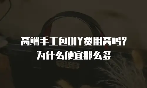高端手工包DIY费用高吗？为什么便宜那么多