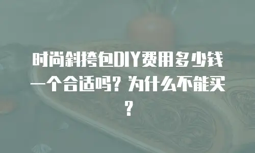 时尚斜挎包DIY费用多少钱一个合适吗？为什么不能买？